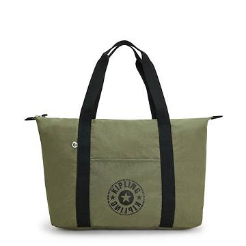 Kipling Art Medium Lite Tote Bags Strong Moss | AU 1452WN